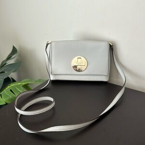 Kate Spade Sally Newbury Lane Valencia Crossbody Grey